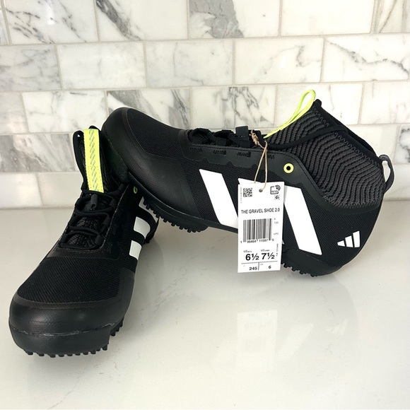 ADIDAS The Gravel 2.0 Cycling Shoes NEW Groadie Grinding Cuff Black Women's 7.5 - Picture 2 of 8